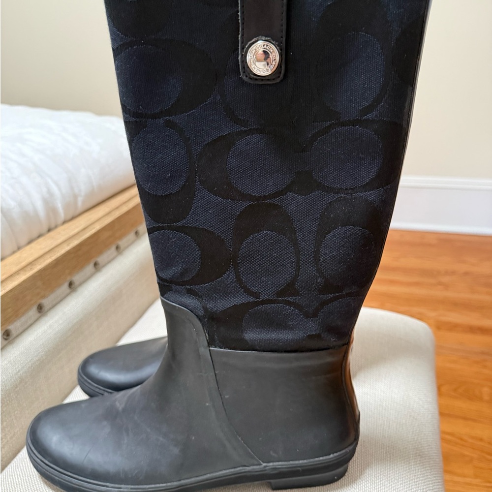 Coach Black Winter & Rain Boots